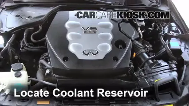 2006 Infiniti G35 X 3.5L V6 Refrigerante (anticongelante) Cambiar refrigerante